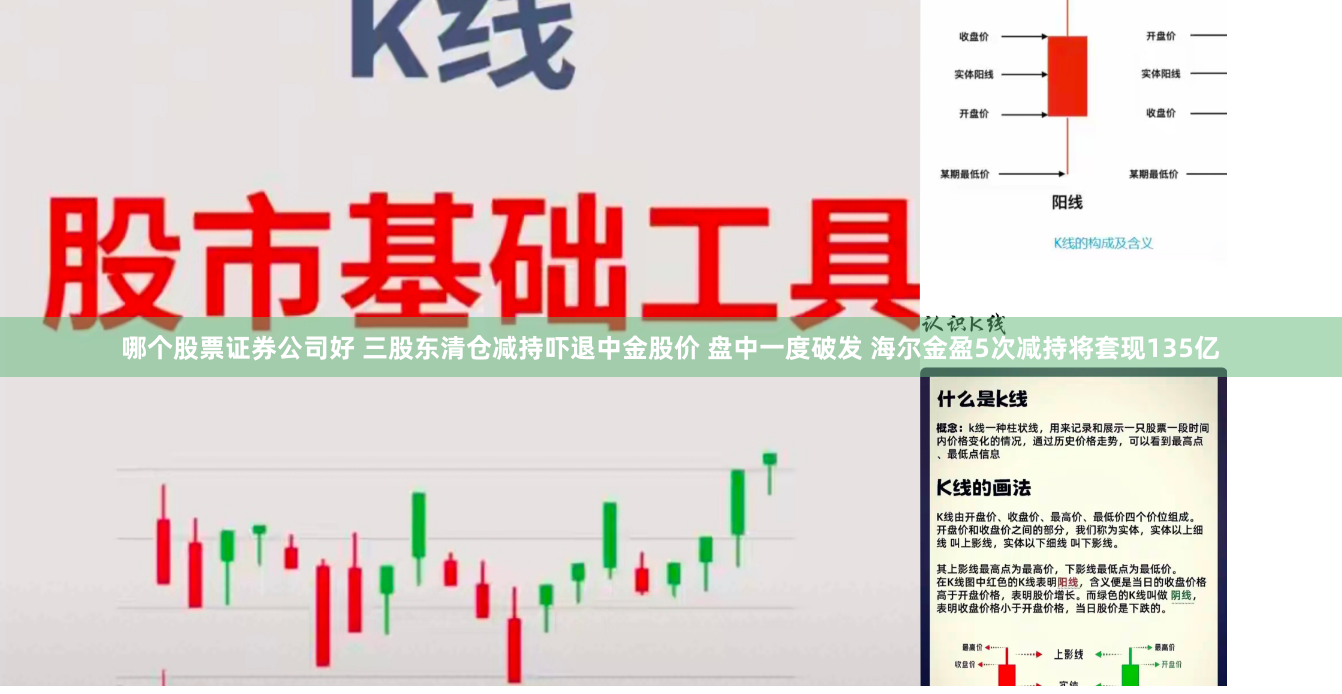 哪个股票证券公司好 三股东清仓减持吓退中金股价 盘中一度破发 海尔金盈5次减持将套现135亿